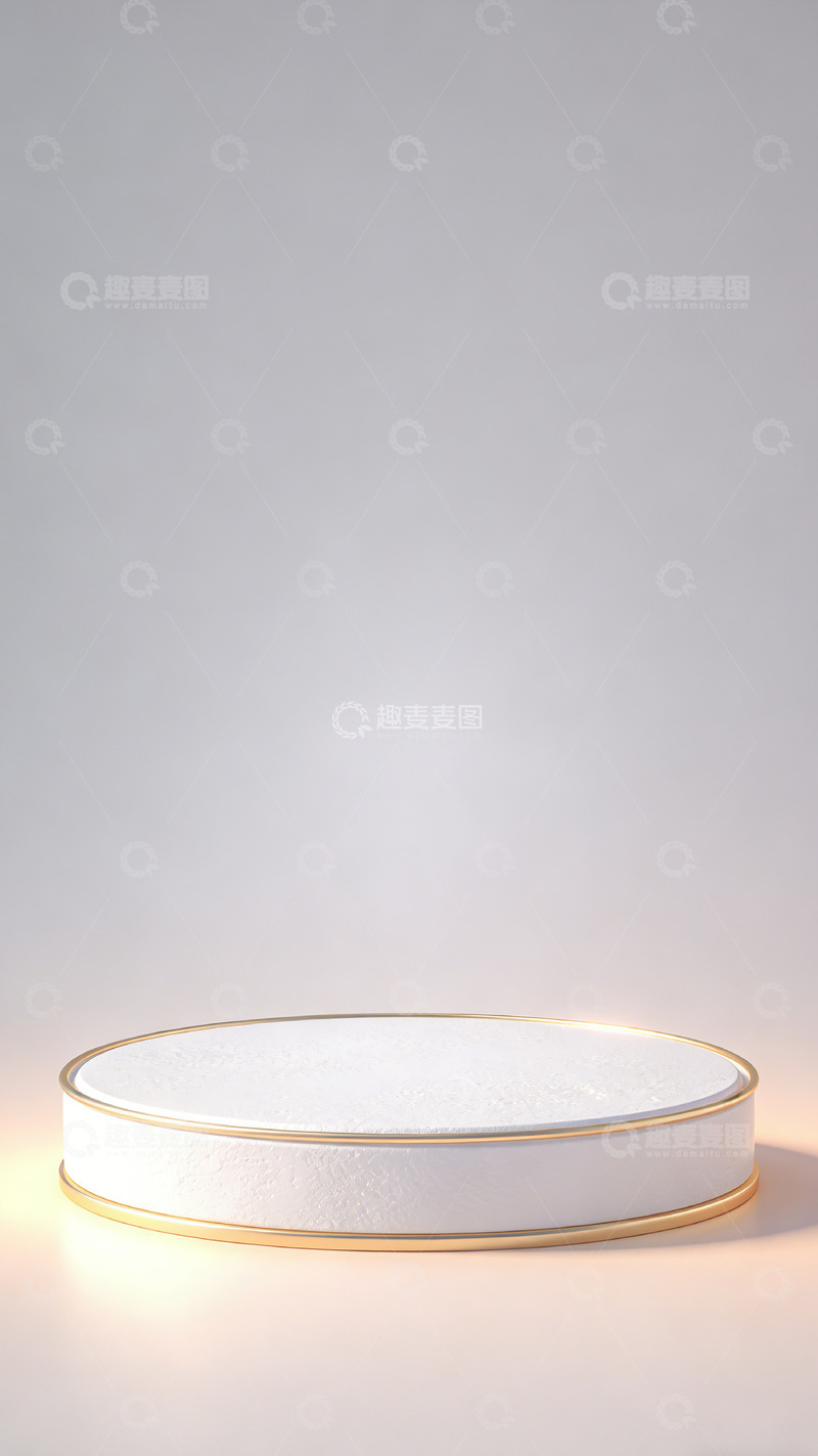 高清大图下载【趣麦麦图】简约金色展示台