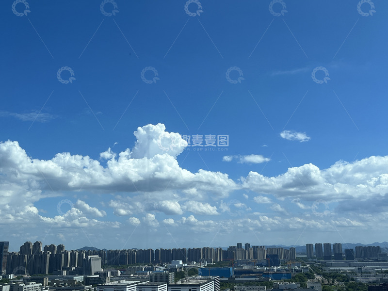 高清大图下载【趣麦麦图】城市的天空云层