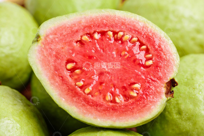 高清大图下载【趣麦麦图】红心番石榴摄影特写5