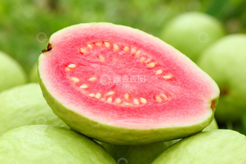 高清大图下载【趣麦麦图】红心番石榴摄影特写4