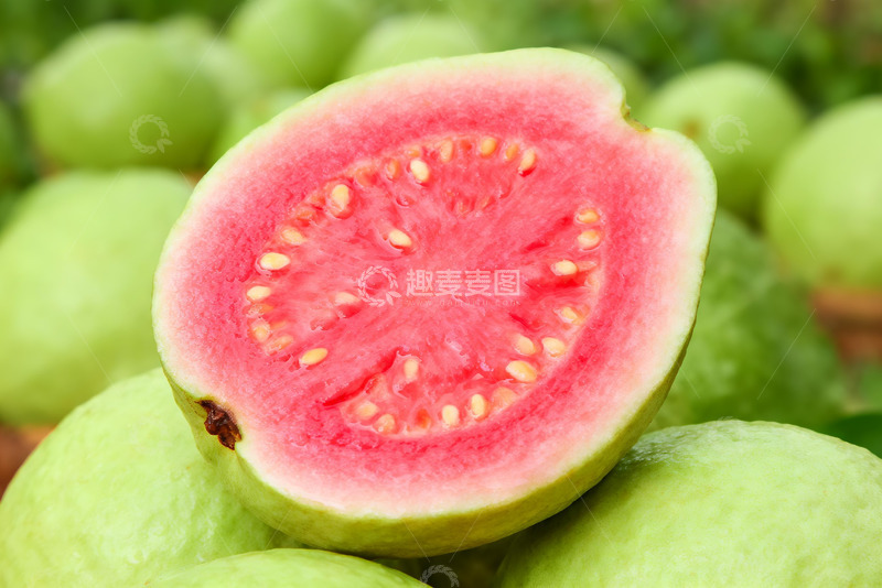 高清大图下载【趣麦麦图】红心番石榴摄影特写3