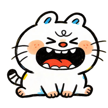 小猫插图素材