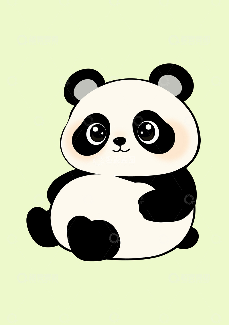 源文件下载【趣麦麦图】小熊猫矢量图插画素材