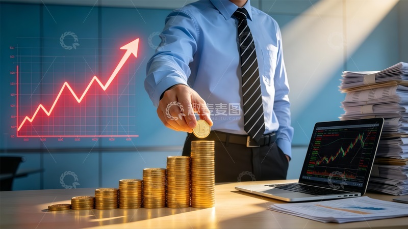 高清大图下载【趣麦麦图】商务办公理财图表设计素材