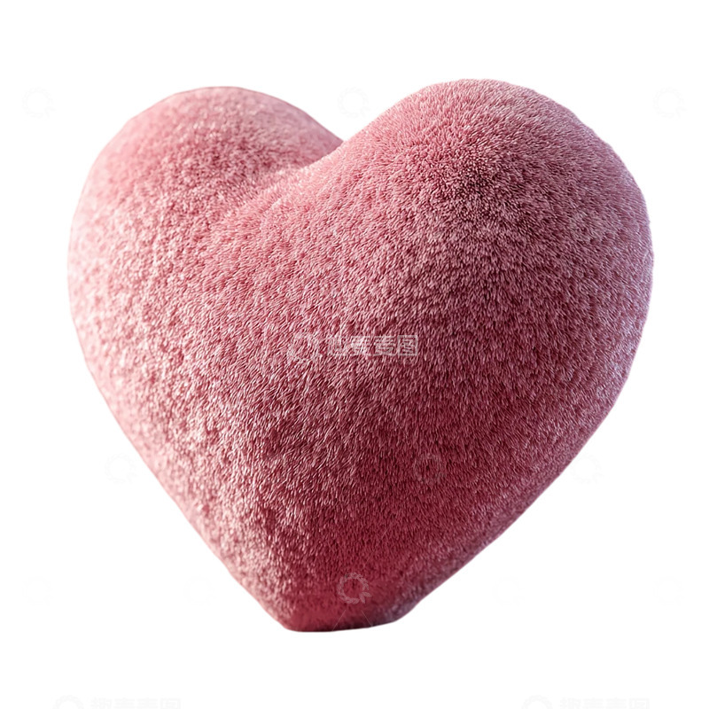 高清大图下载【趣麦麦图】柔软绒毛心形温情瞬间