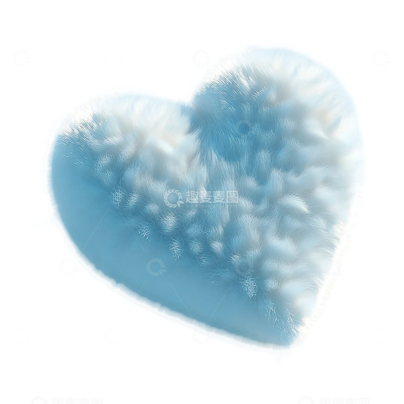 高清大图下载【趣麦麦图】雪白羽毛心形奇迹