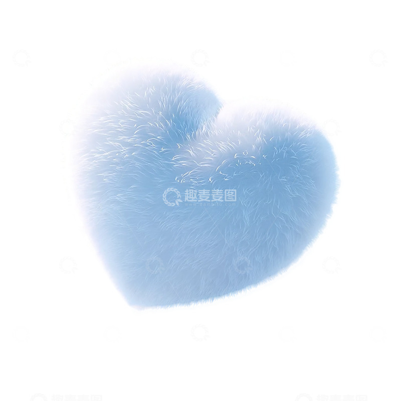 高清大图下载【趣麦麦图】冰蓝奇幻心形梦境