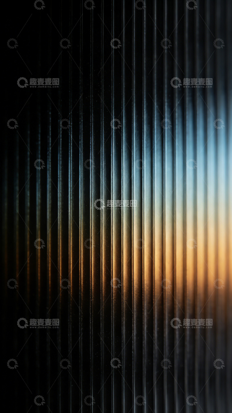 高清大图下载【趣麦麦图】金属质感线条光影艺术