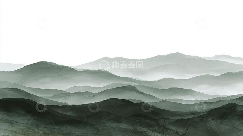 高清大图下载【趣麦麦图】起伏山峦的静谧诗篇