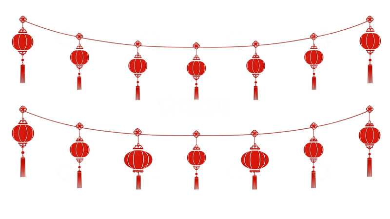 高清大图下载【趣麦麦图】流苏灯笼的华丽盛宴