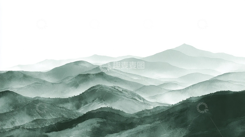 高清大图下载【趣麦麦图】迷幻山脉的梦幻旅程