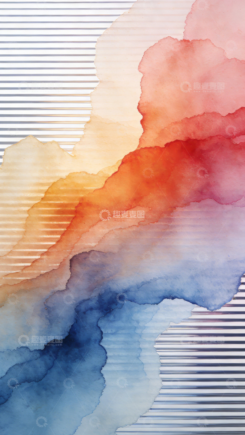高清大图下载【趣麦麦图】水彩抽象艺术壁纸
