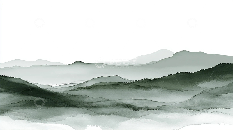 高清大图下载【趣麦麦图】起伏山丘的梦幻韵律