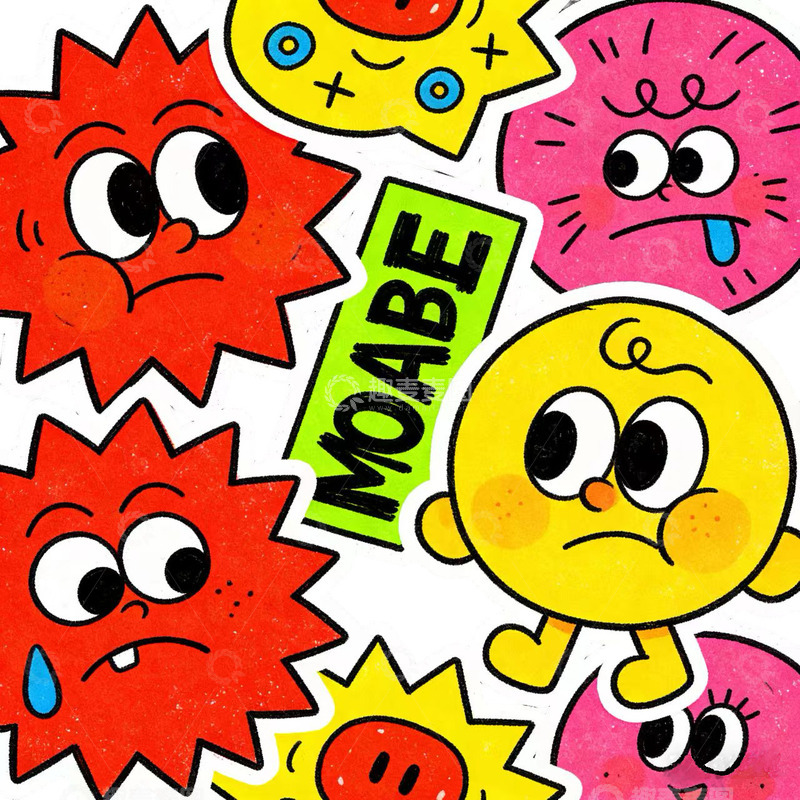 高清大图下载【趣麦麦图】丑萌表情图案