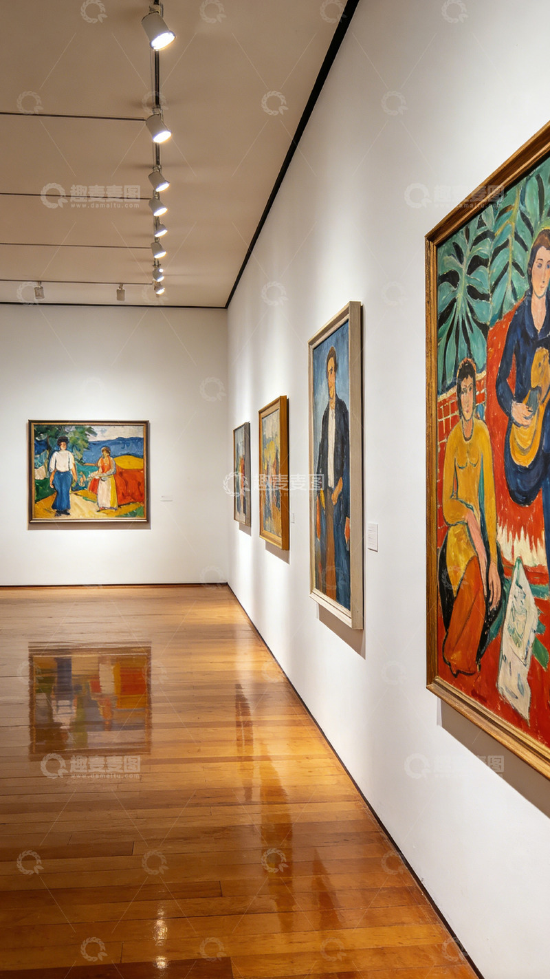 高清大图下载【趣麦麦图】美术馆现代艺术展