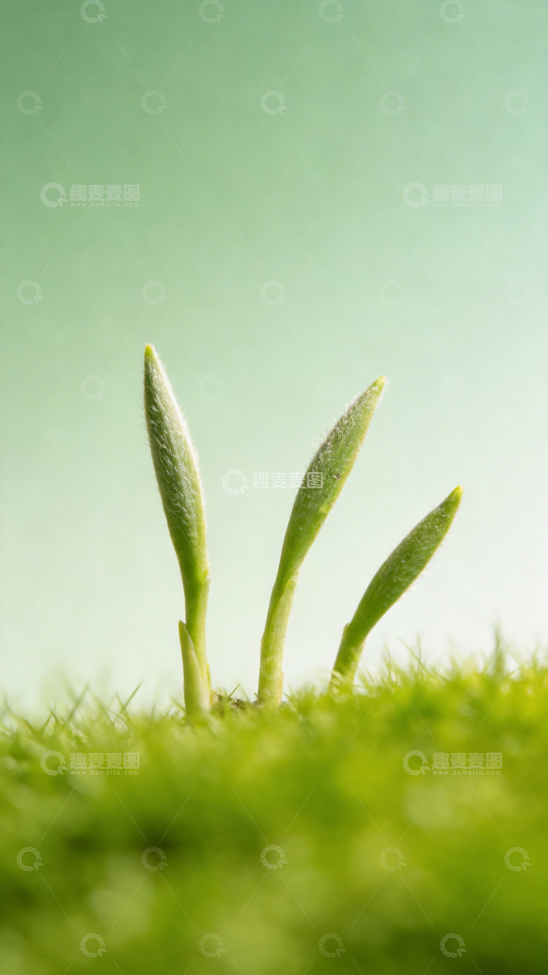高清大图下载【趣麦麦图】破土而出的嫩芽3