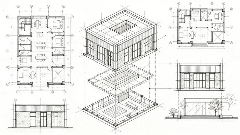 高清大图下载【趣麦麦图】建筑设计图纸透视效果图