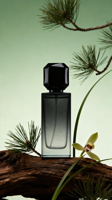 自然风格香水摄影
