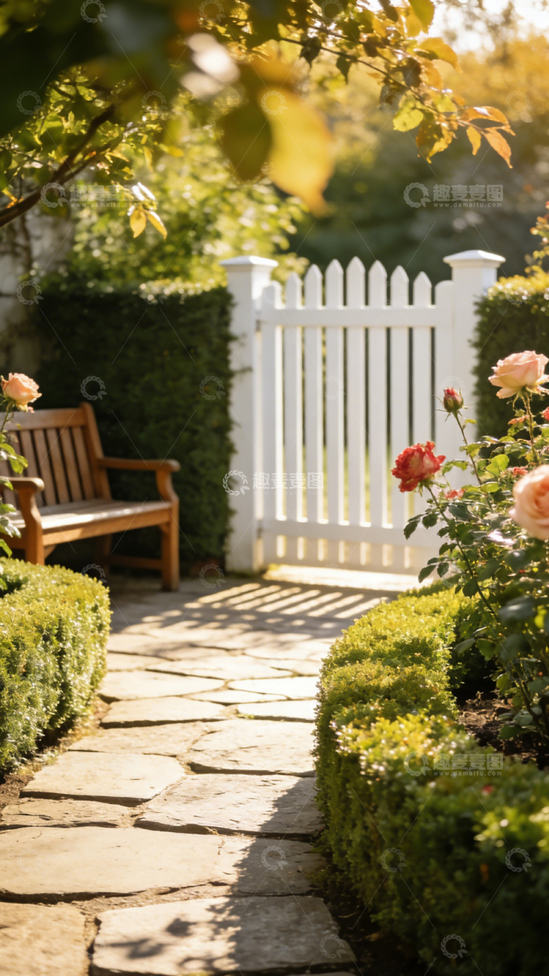 高清大图下载【趣麦麦图】田园风花园景观