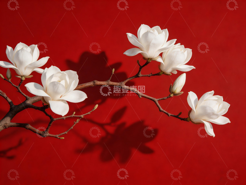 高清大图下载【趣麦麦图】白玉兰枯枝摄影5