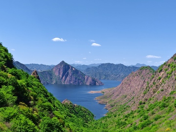 山水风景壮丽自然风光摄影图