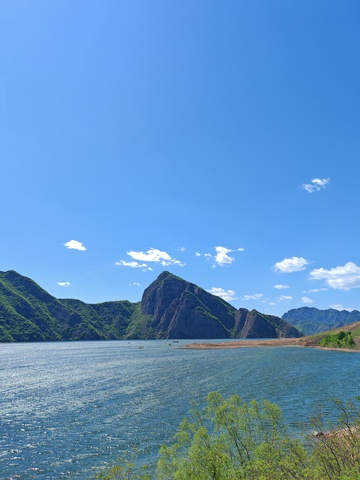 山水湖畔风光摄影