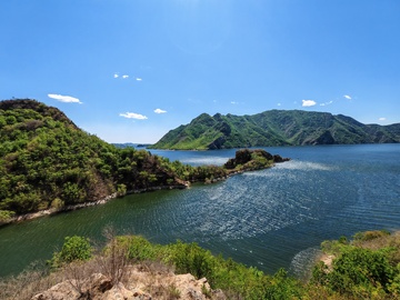 山水湖泊自然风光摄影
