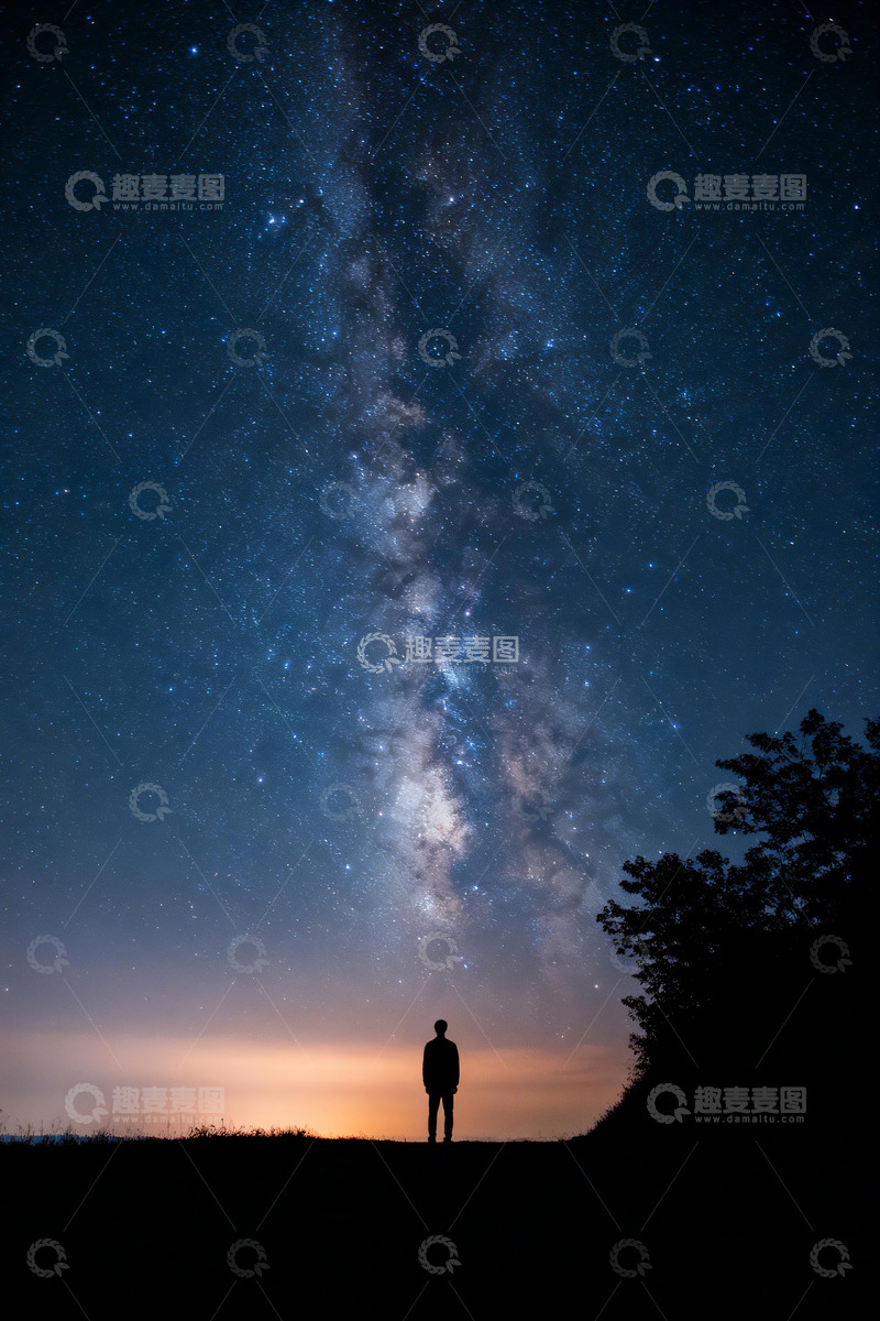 高清大图下载【趣麦麦图】夜空繁星摄影