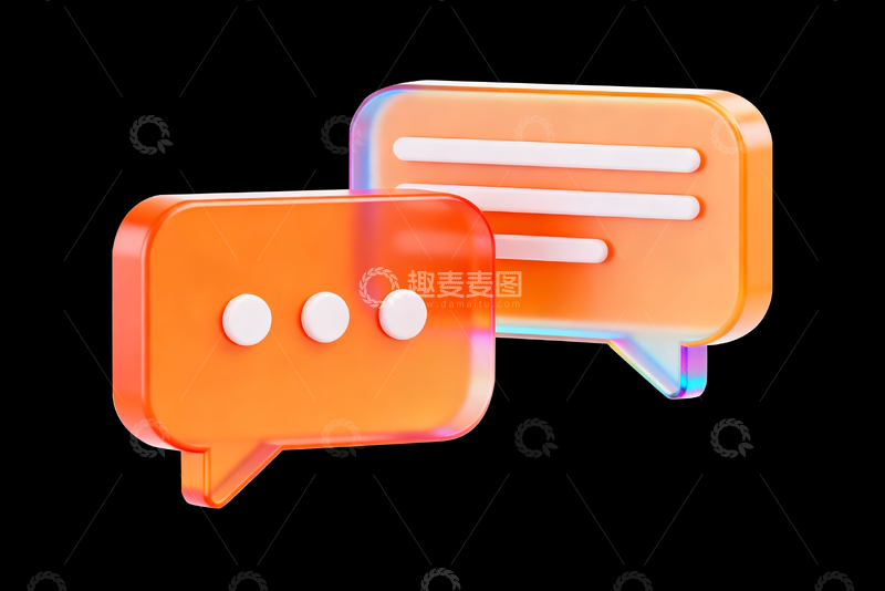 源文件下载【趣麦麦图】橙色透明对话框ui1