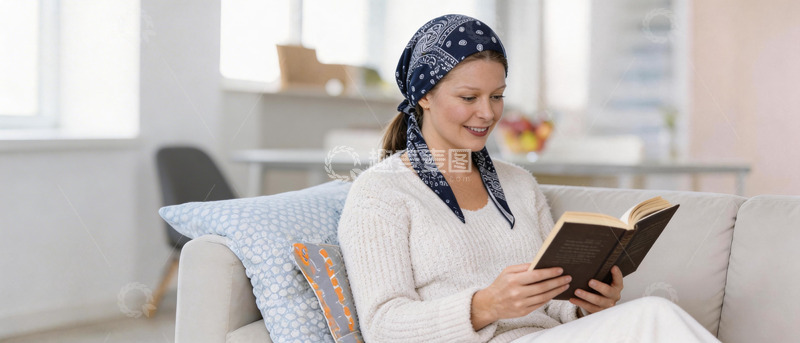 高清大图下载【趣麦麦图】外国女性头巾使用场景08