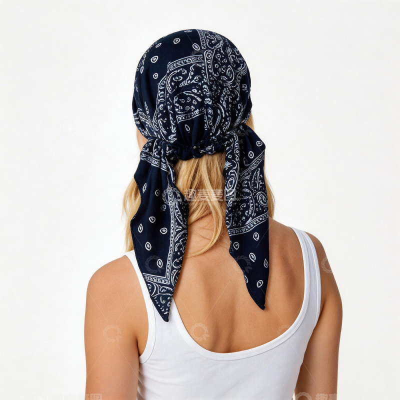 高清大图下载【趣麦麦图】外国女性头巾使用场景02