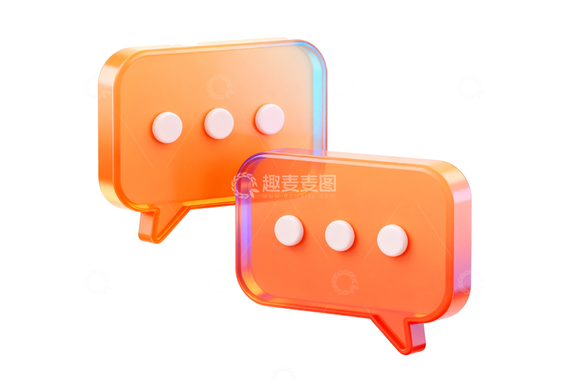 源文件下载【趣麦麦图】橙色透明对话框ui4