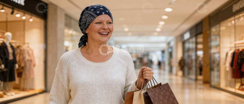 高清大图下载【趣麦麦图】外国女性头巾使用场景05