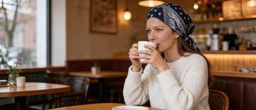 外国女性头巾使用场景01