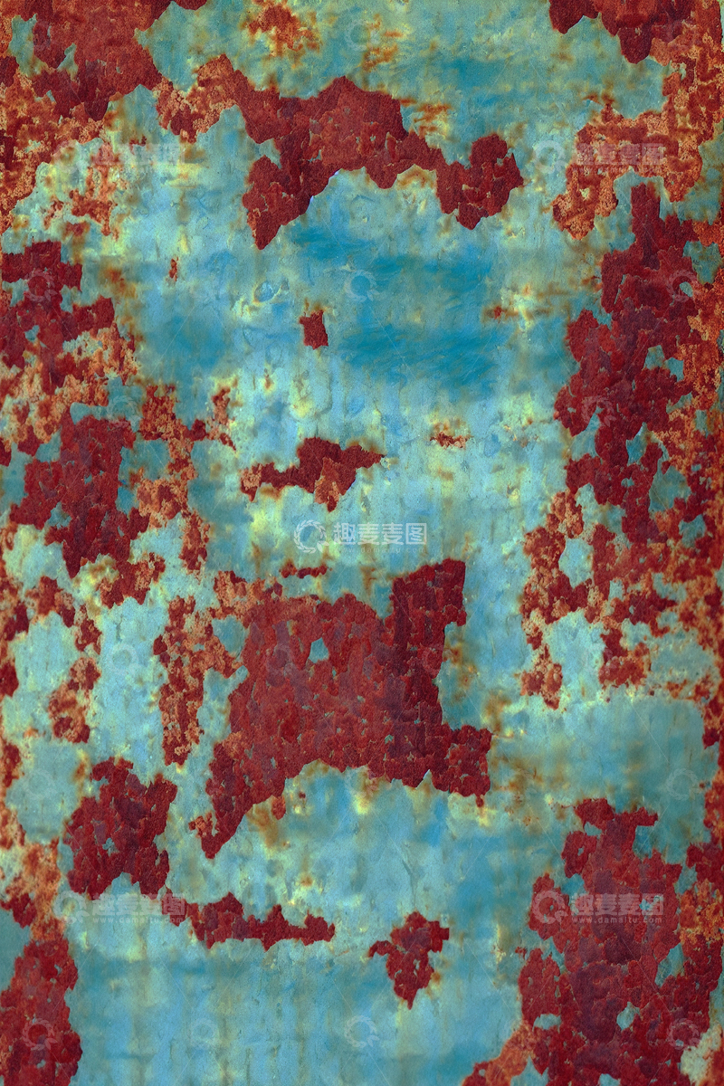 高清大图下载【趣麦麦图】金属氧化锈迹纹理斑驳素材02