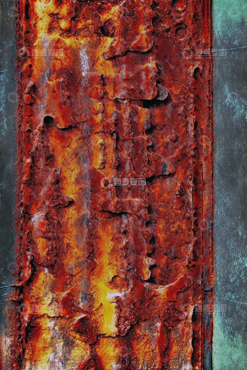 高清大图下载【趣麦麦图】金属氧化锈迹纹理斑驳素材06