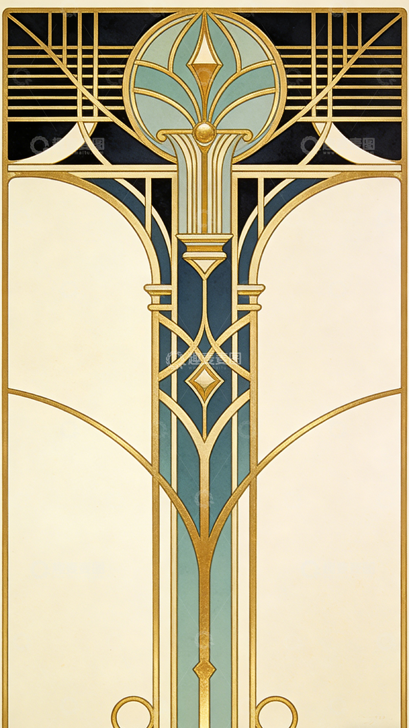 高清大图下载【趣麦麦图】新艺术风格装饰图案