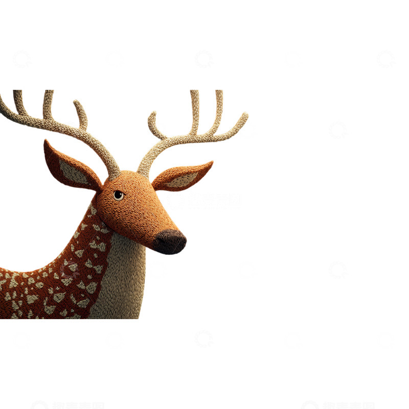 高清大图下载【趣麦麦图】奇幻世界里的优雅鹿王