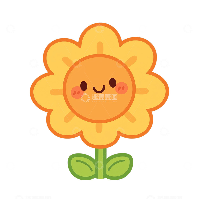 高清大图下载【趣麦麦图】微笑花朵的奇幻童话