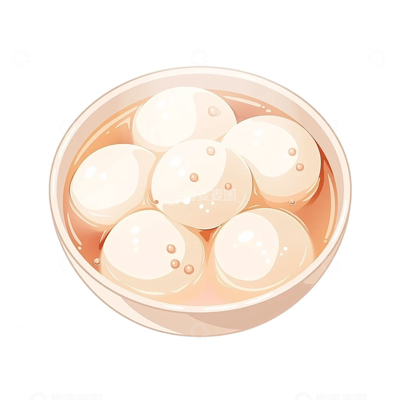 高清大图下载【趣麦麦图】珍珠般晶莹剔透的汤圆盛宴