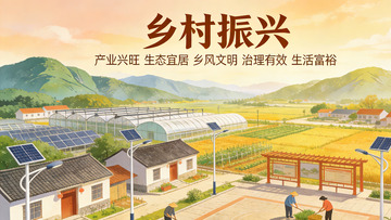 乡村振兴海报设计素材