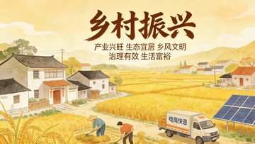 乡村振兴宣传海报设计