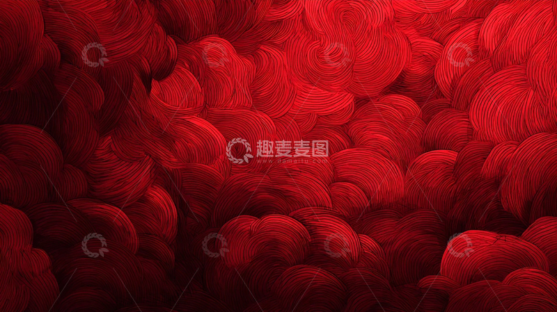 高清大图下载【趣麦麦图】-红色涟漪中的梦境迷宫