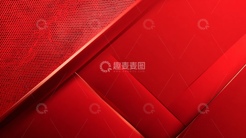 高清大图下载【趣麦麦图】极简未来都市的红色奇幻