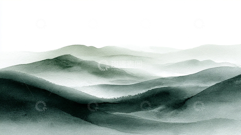 高清大图下载【趣麦麦图】迷幻山丘梦境之旅