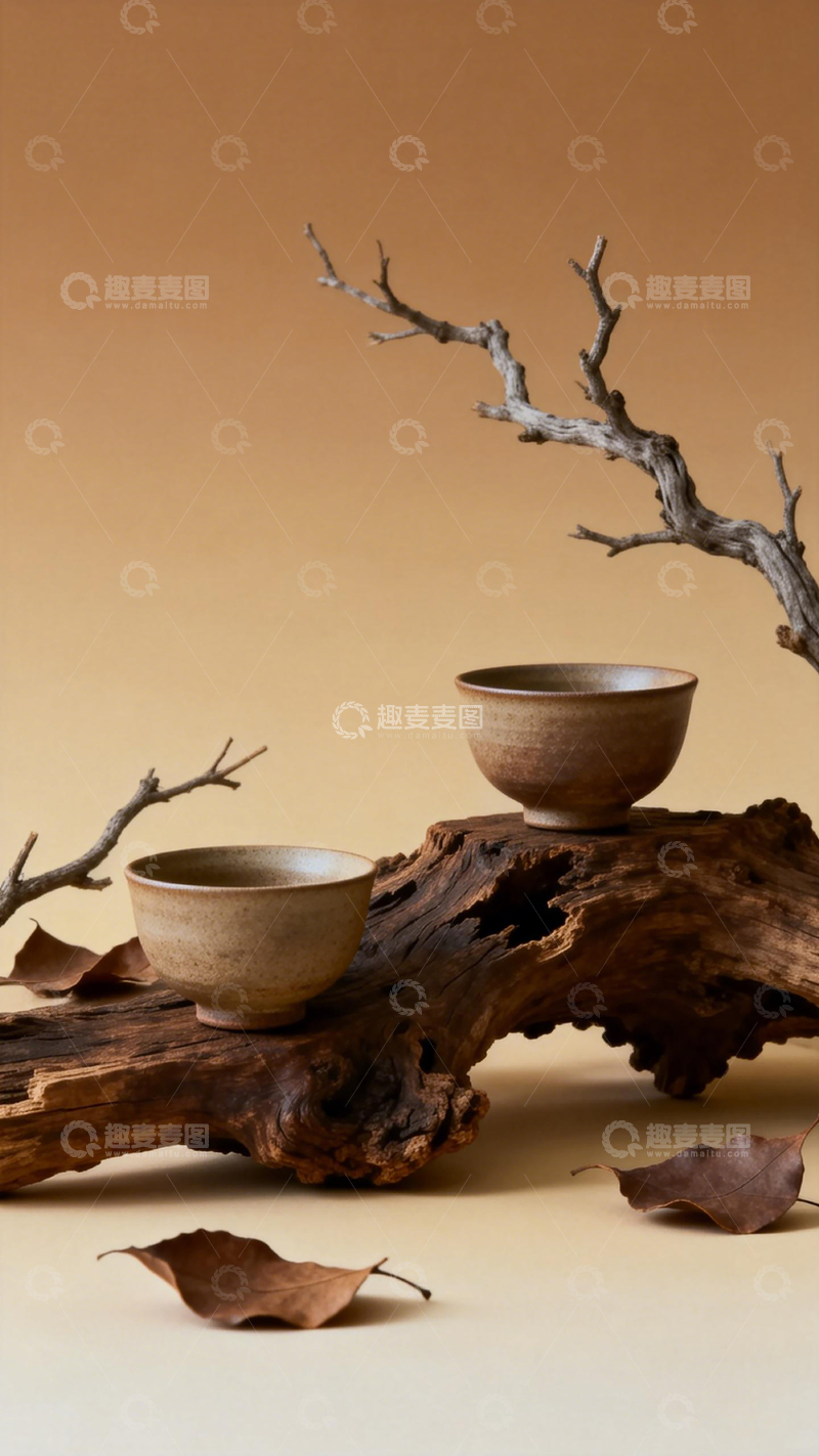 高清大图下载【趣麦麦图】简约风格陶瓷碗静物摄影