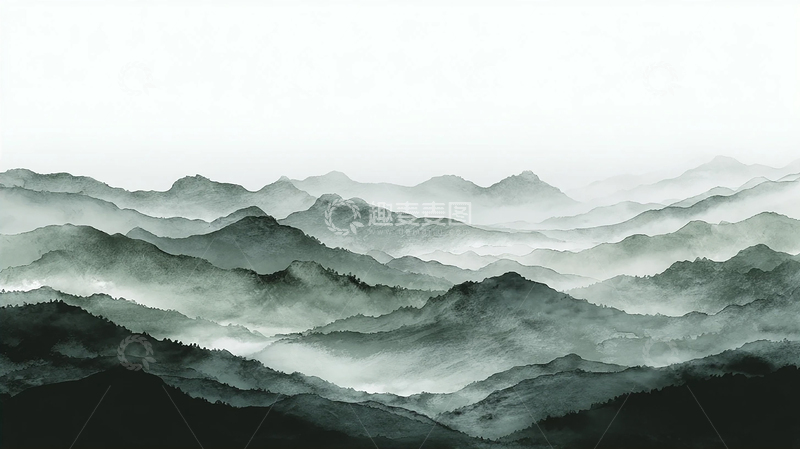 高清大图下载【趣麦麦图】云海山峦的梦幻交响