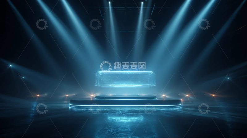 高清大图下载【趣麦麦图】科技幻境中的璀璨光环