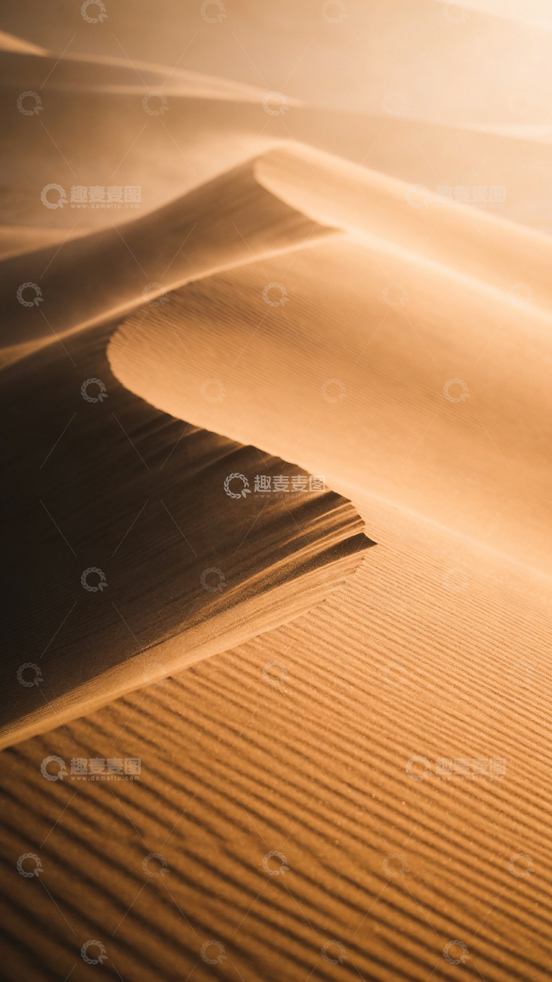 高清大图下载【趣麦麦图】沙漠光影沙丘纹理