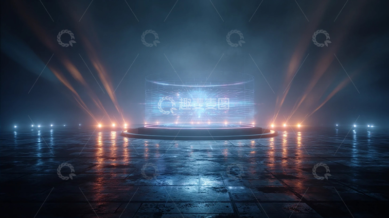 高清大图下载【趣麦麦图】超未来科技光影奇观